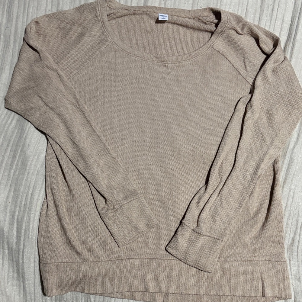 Old Navy Women's Crew Neck Sweater - Beige
